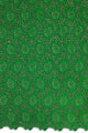 OCL177-EGN - Big Voile Lace, Made In Austria - Emerald Green