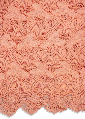 GPR071-PCO - Guipure Lace - Pink Coral