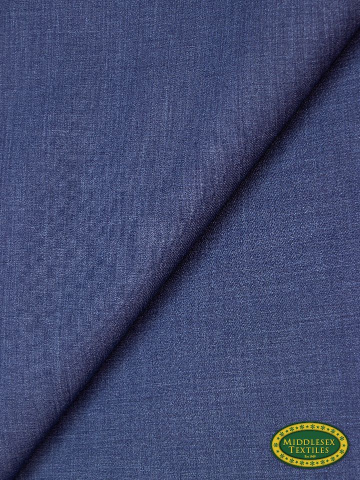 STV047-NVB - Middlesex Luxury Suiting Voile - Navy Blue (5 yards)