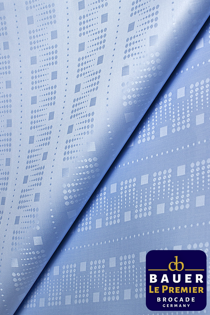 CBL024-SKB - BAUER LE PREMIER Brocade - Sky Blue (5 yards)
