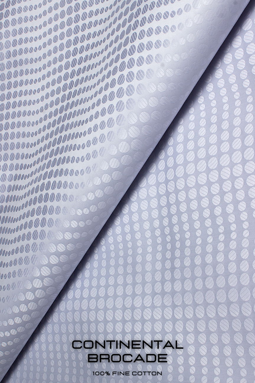CNB006-ASH - Continental Brocade - Silver Ash (5 yards)