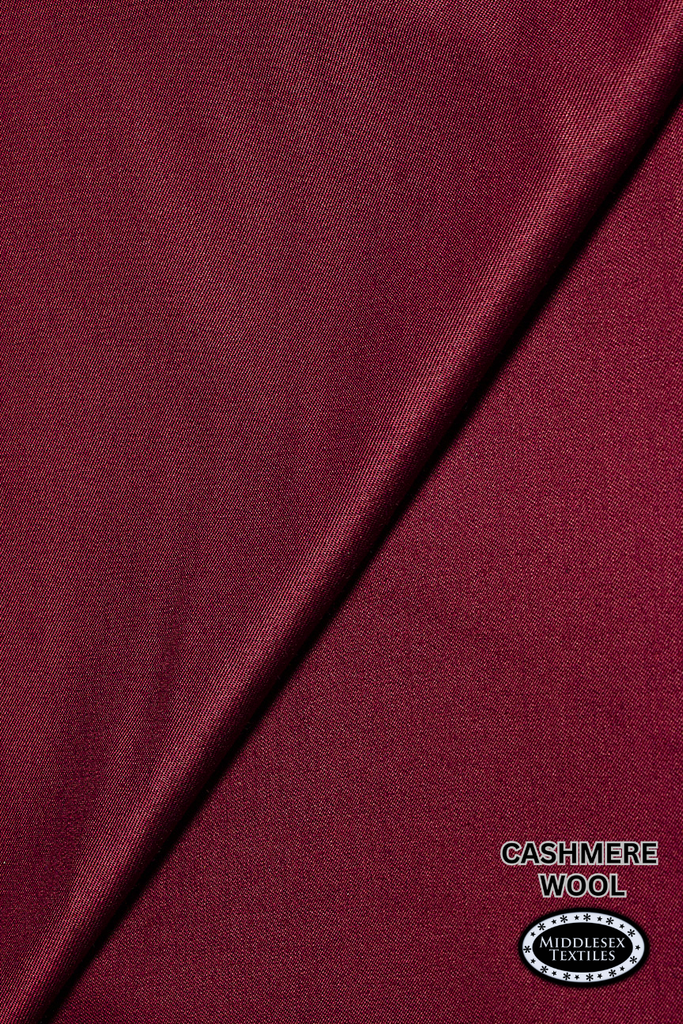 CSH001-WIN - Cashmere Wool - Wine (5 Yards)