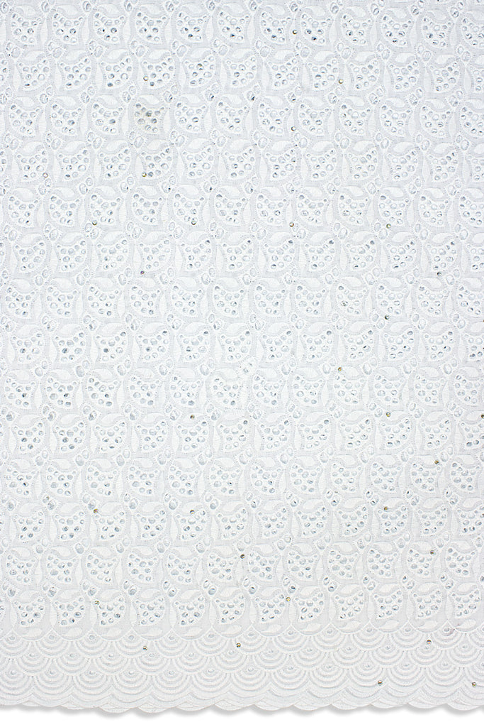 DRL010-WHT - Big Dry Lace - White
