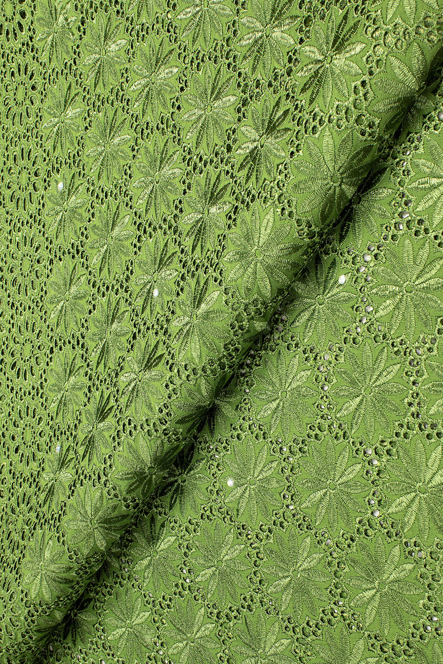 DRL015-AGN - Big Dry Lace - Army Green