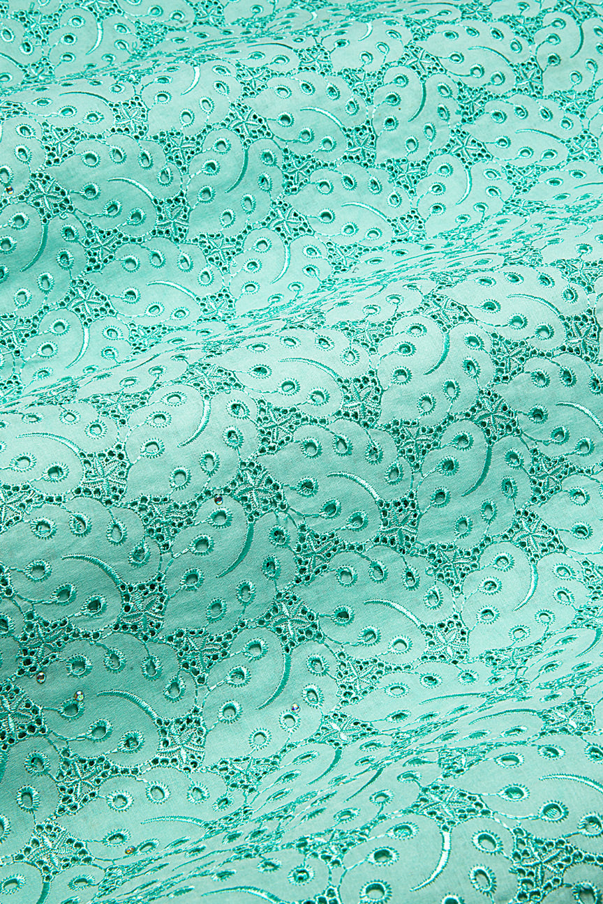 DRL018-MNT - Big Dry Lace - Mint Green