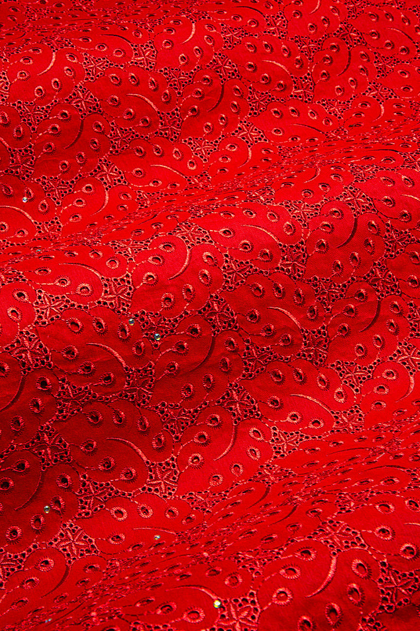 DRL018-RED - Big Dry Lace - Red