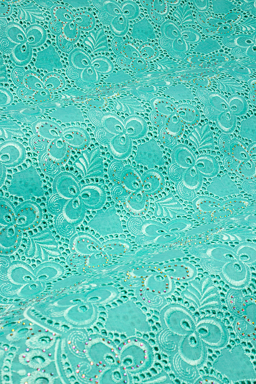 DRL022-TQG - Dry Lace - Turquoise Green