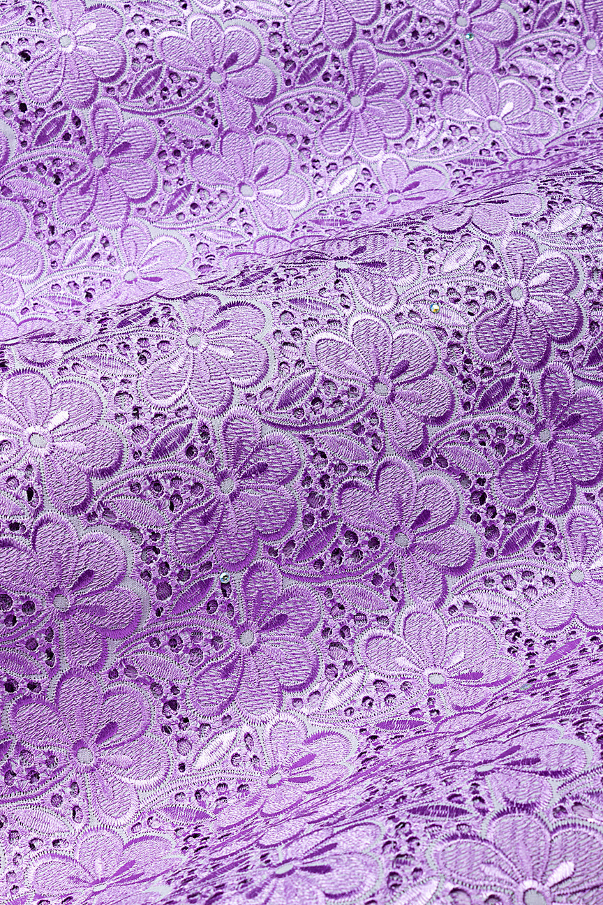 DRL023-LIL - Big Dry Lace - Lilac