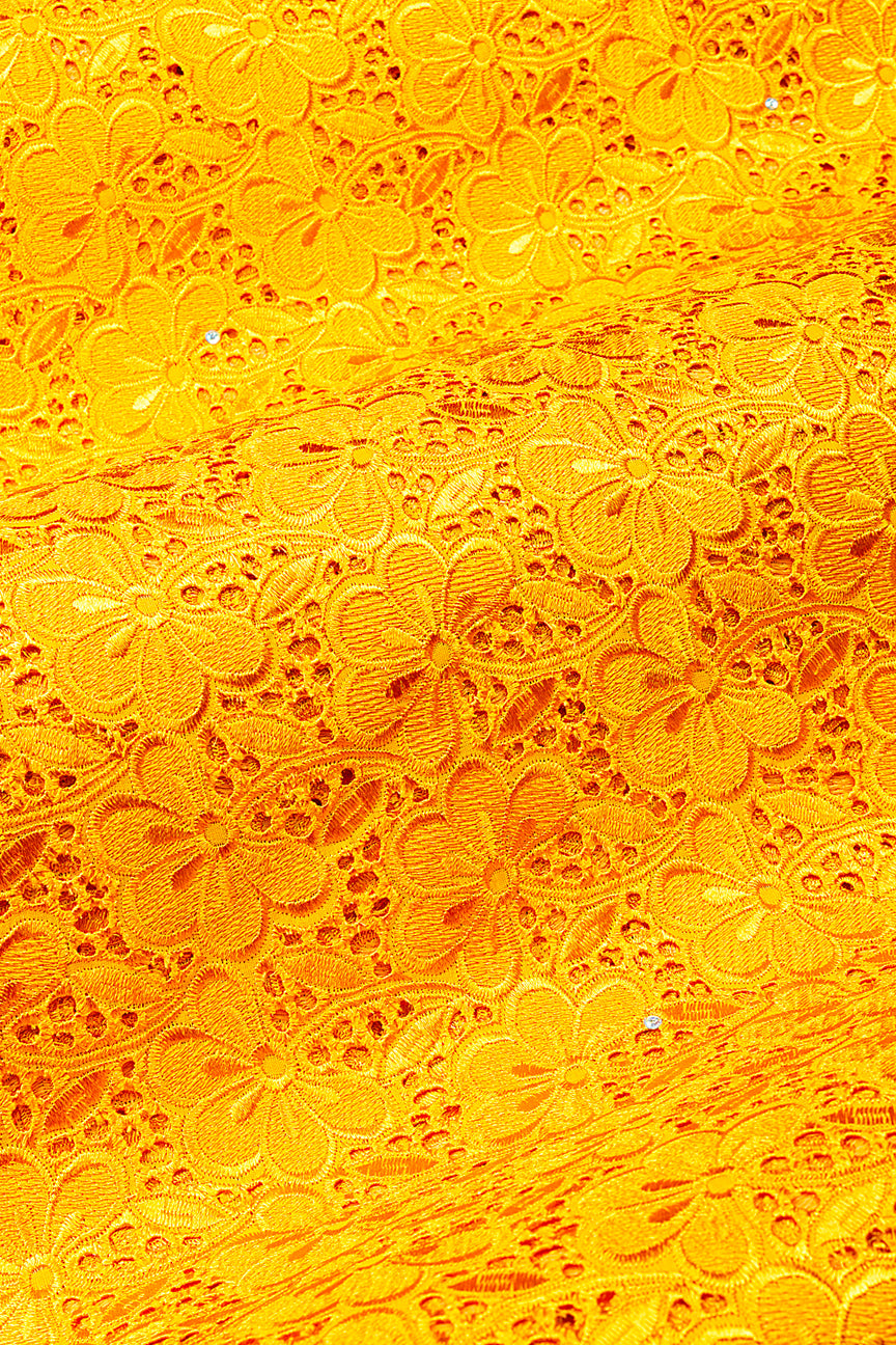 DRL023-ORA - Big Dry Lace - Bright Orange