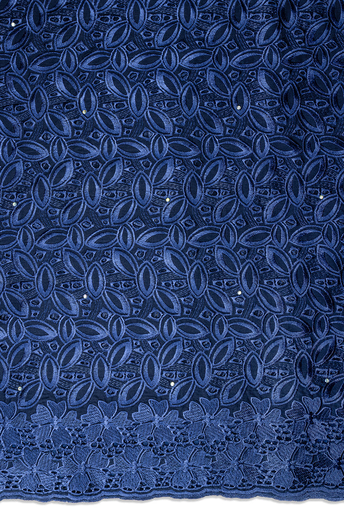 DRL024-NVB - Big Dry Lace - Navy Blue