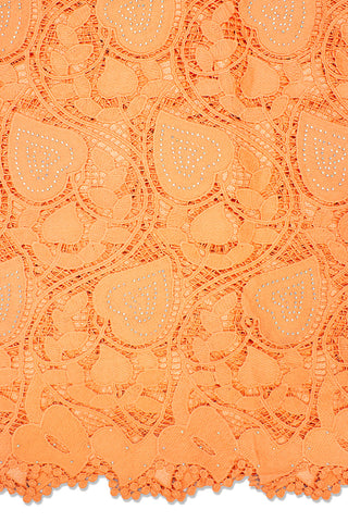 GPR082-PCH - Guipure Lace - Peach