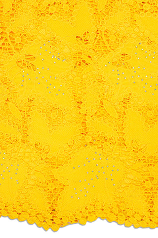 GPR083-YEL - Guipure Lace - Yellow
