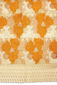 GPR088-CRO - Guipure Lace - Cream & Orange