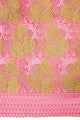 GPR088-PNK - Guipure Lace - Pink & Gold
