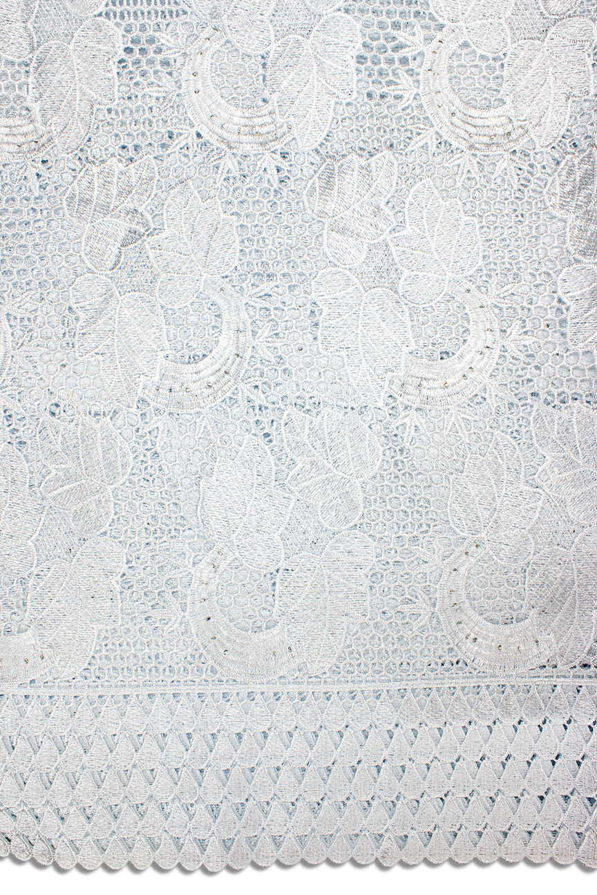 GPR088-WHT - Guipure Lace - White