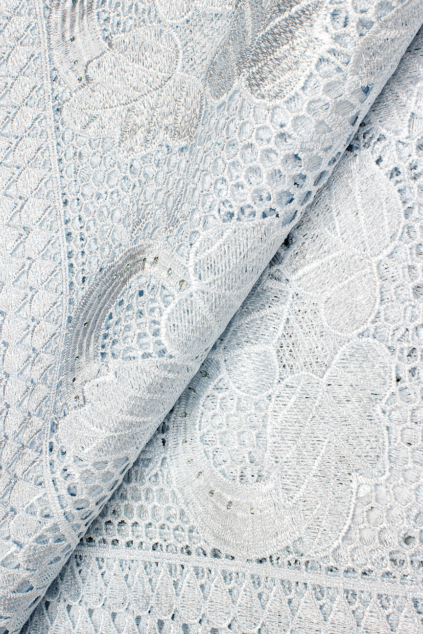 GPR088-WHT - Guipure Lace - White