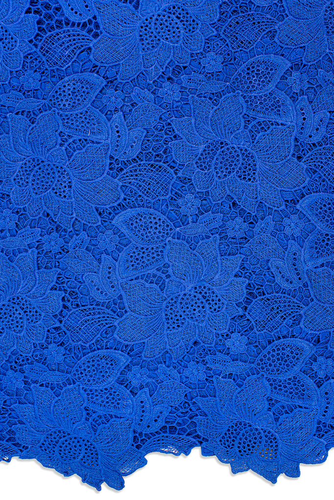 GPR096-RBL - Guipure Lace - Royal Blue