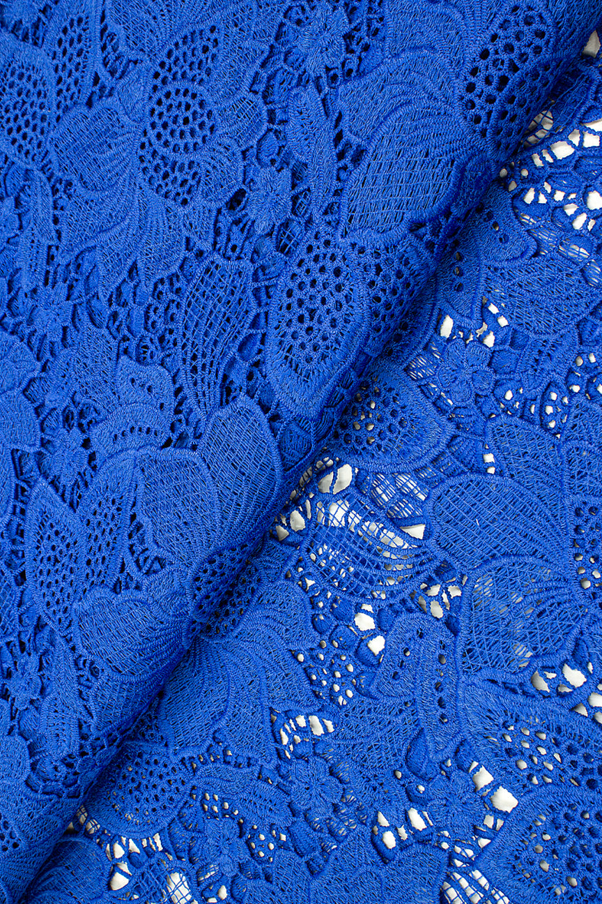 GPR096-RBL - Guipure Lace - Royal Blue