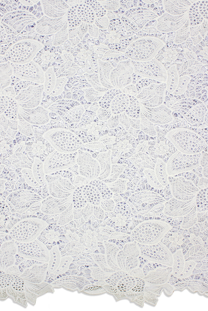 GPR096-WHT - Guipure Lace - White