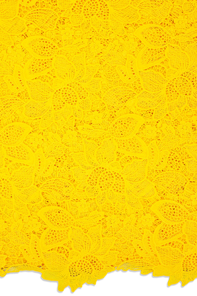 GPR096-YEL - Guipure Lace - Yellow