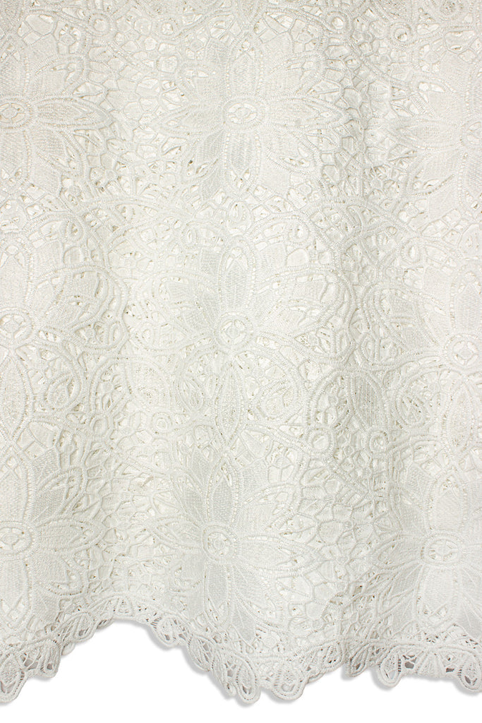 GPR101-WHT - Guipure Lace - White