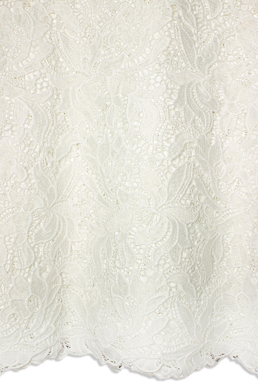 GPR102-WHT - Guipure Lace - White