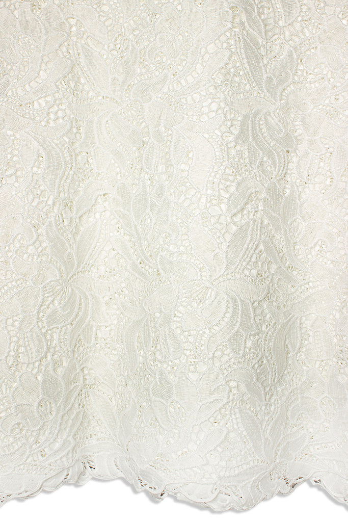 GPR102-WHT - Guipure Lace - White