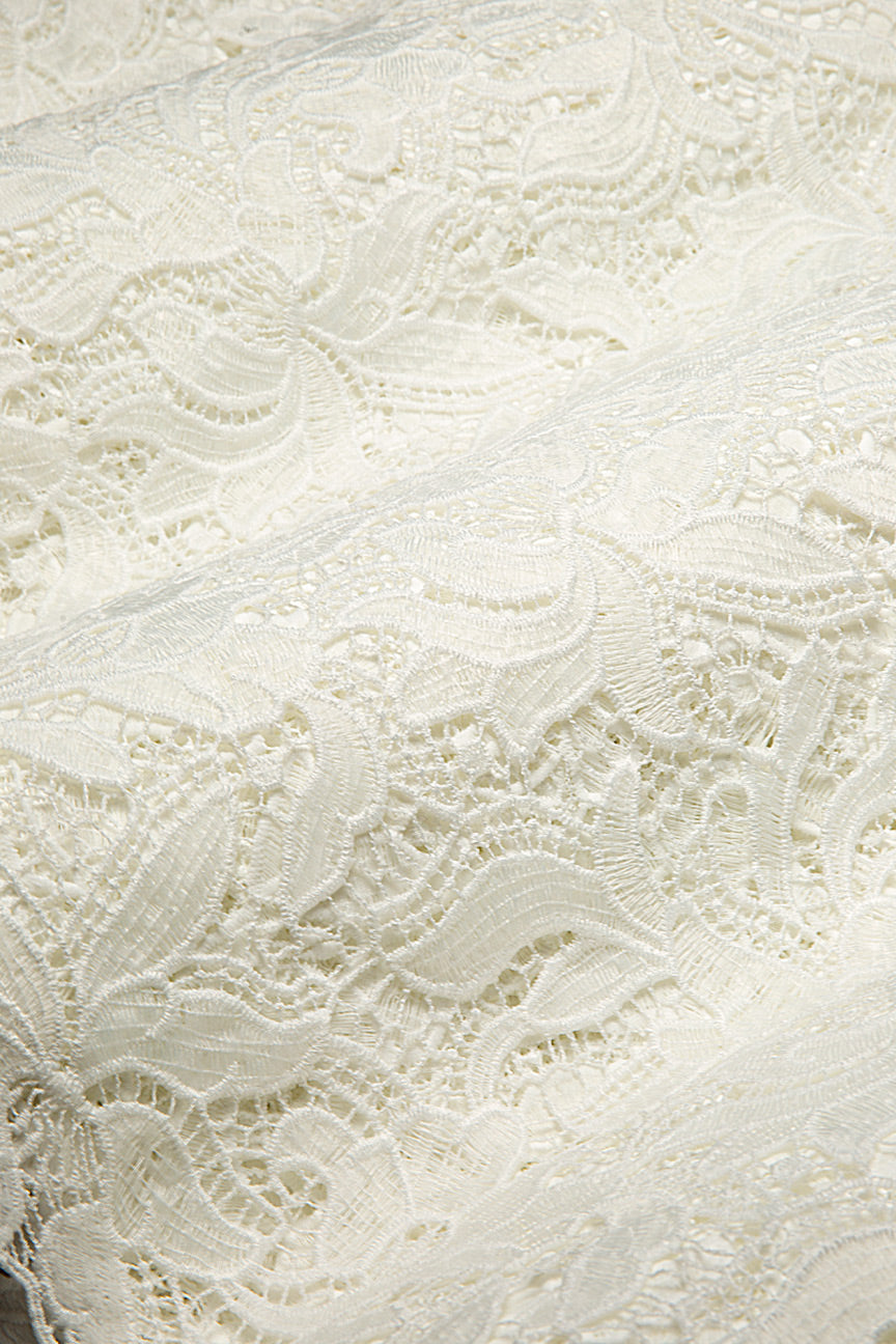GPR102-WHT - Guipure Lace - White