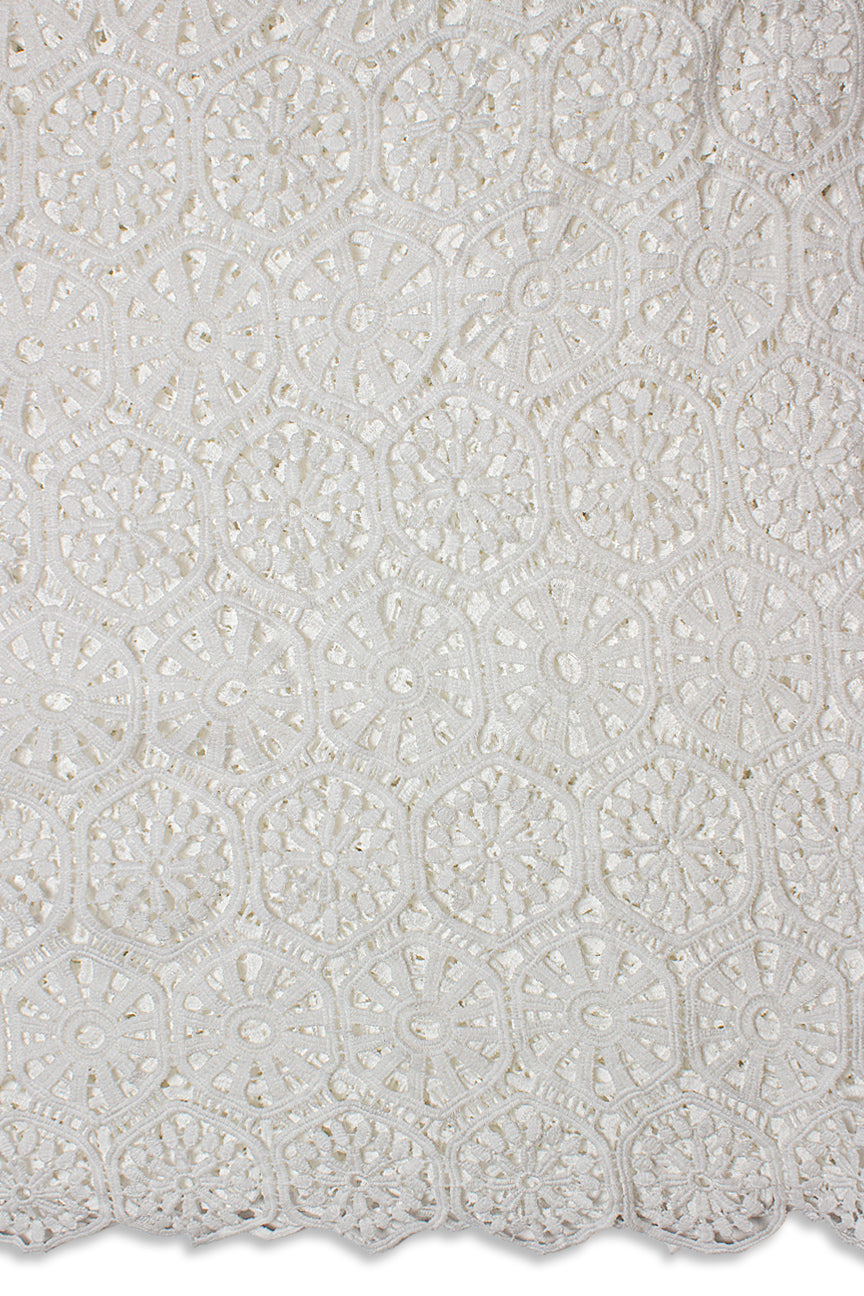 GPR106-WHT - Guipure Lace - Warm White