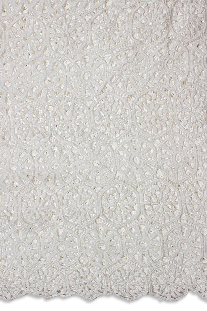 GPR106-WHT - Guipure Lace - Warm White