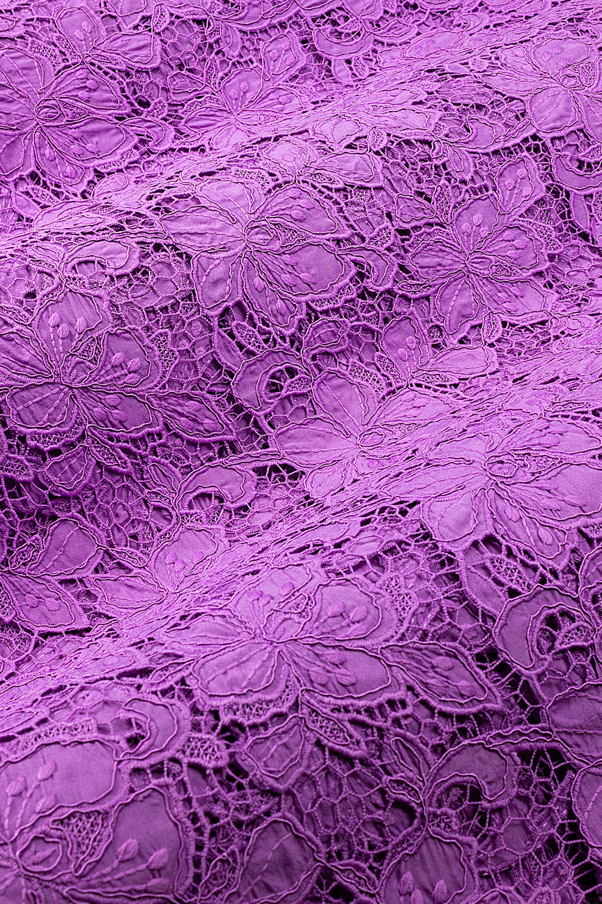 GPR110-LAV - Guipure Organza Lace - Lavender