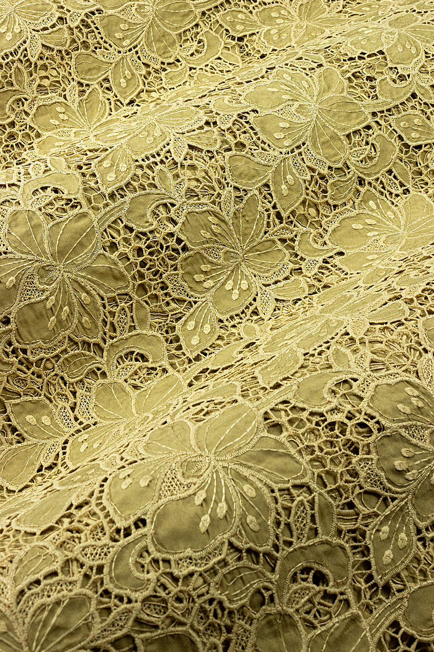 GPR110-STN - Guipure Organza Lace - Stone