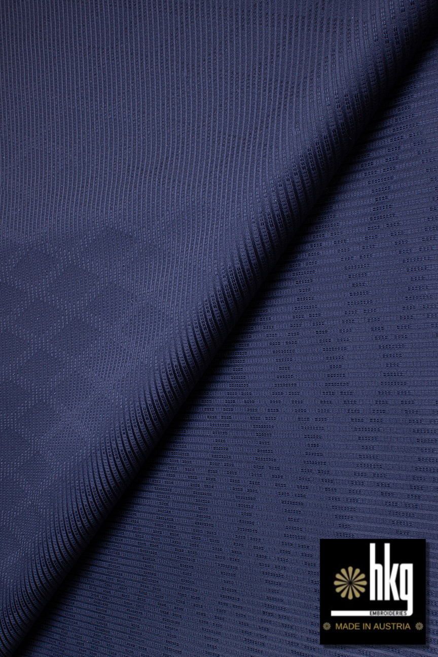HKG129-NVB – HKG Swiss Voile – Navy Blue (5 yards)