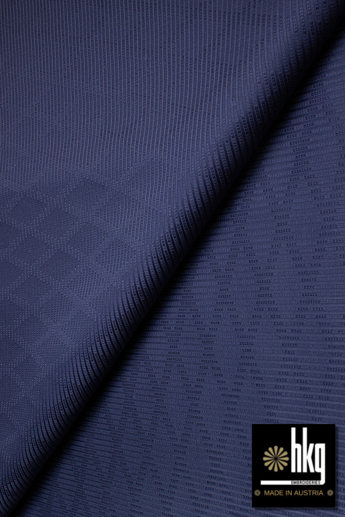 HKG129-NVB – HKG Swiss Voile – Navy Blue (5 yards)