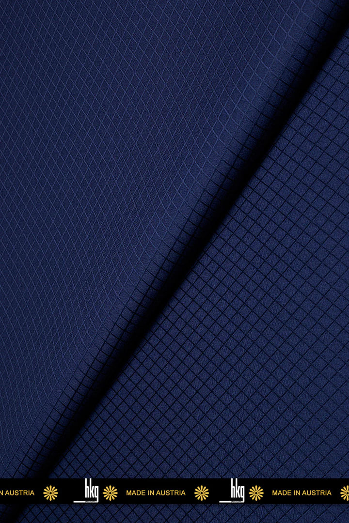 HKG134-NVB – HKG Swiss Voile – Navy Blue (5 yards)