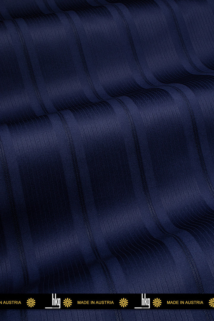 HKG135-NVB – HKG Swiss Voile – Navy Blue (5 yards)