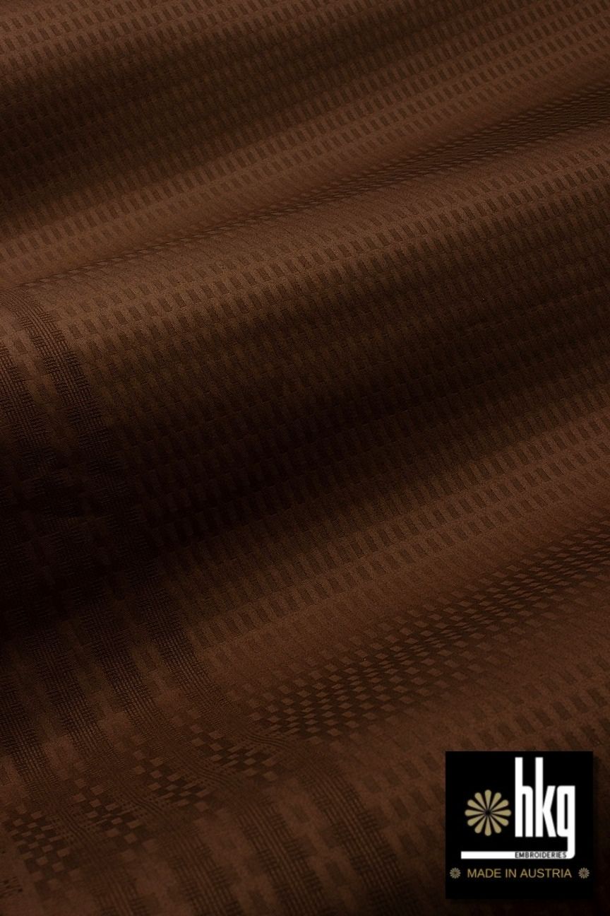 HKG139-BRN – HKG Swiss Voile – Brown (5 yards)