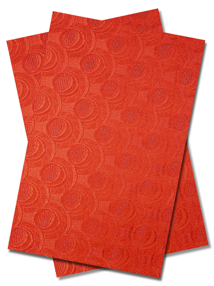 IPG096-RED - Sego Gele & Ipele (2pc set) - Red