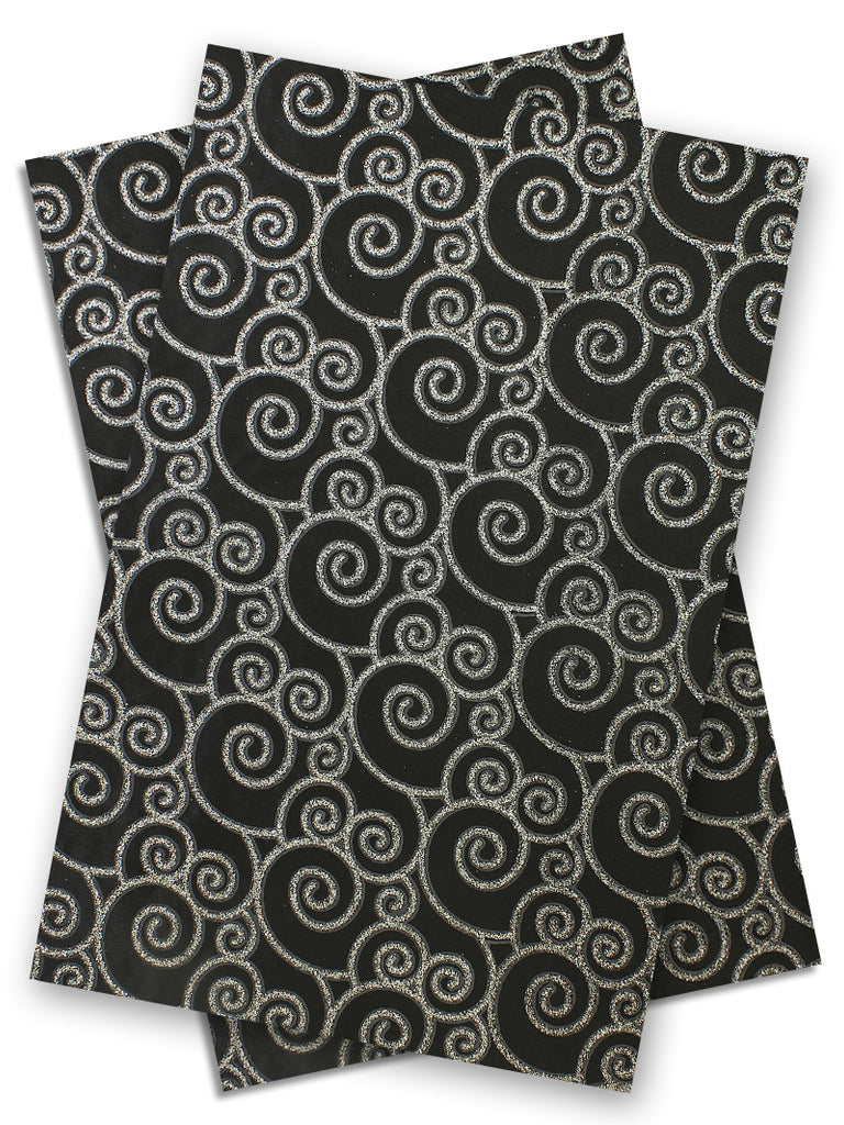 IPG097-BLK - Sego Gele & Ipele (2pc set) - Black