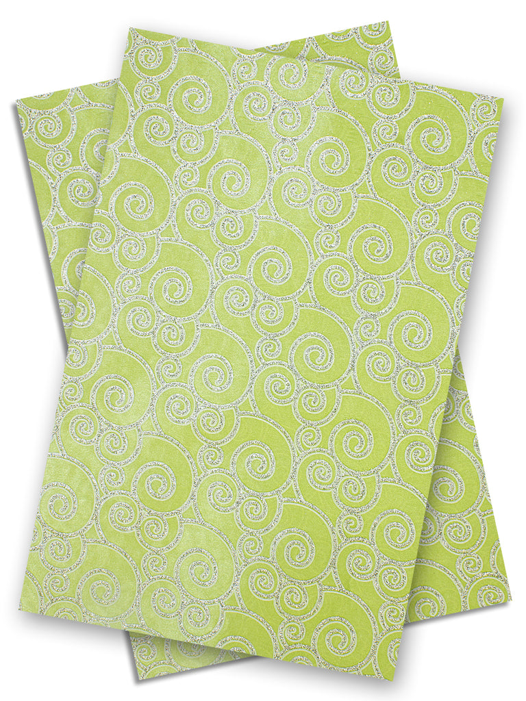 IPG097-LMG - Sego Gele & Ipele (2pc set) - Lemon Green