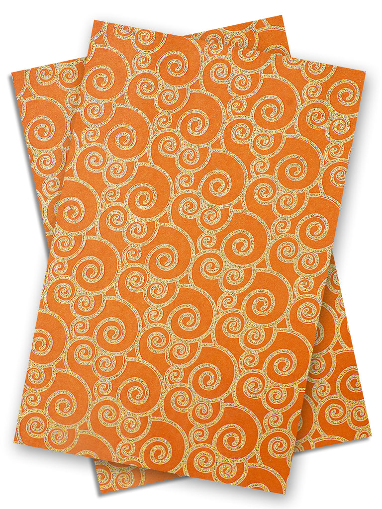 IPG097-ORA - Sego Gele & Ipele (2pc set) - Orange