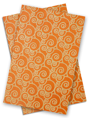 IPG097-ORA - Sego Gele & Ipele (2pc set) - Orange