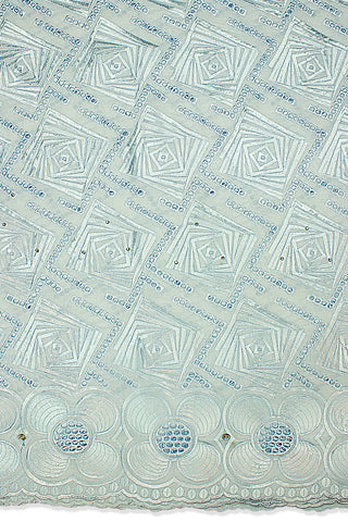 IRE579-WHT - Voile Lace - White