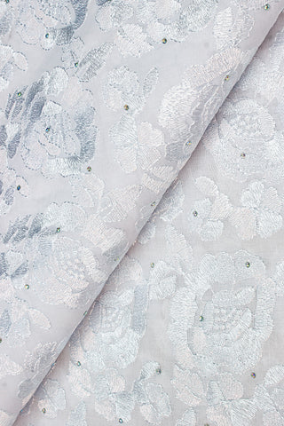 IRE585-WHT - Voile Lace - White
