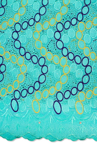 IRE591-AQU - Voile Lace - Aqua