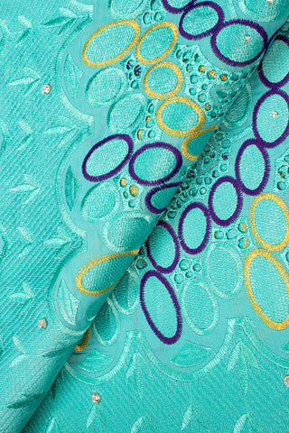 IRE591-AQU - Voile Lace - Aqua