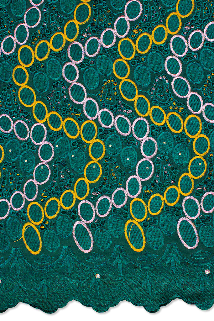 IRE591-BGN - Voile Lace - Bottle Green