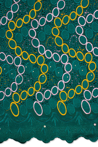 IRE591-BGN - Voile Lace - Bottle Green