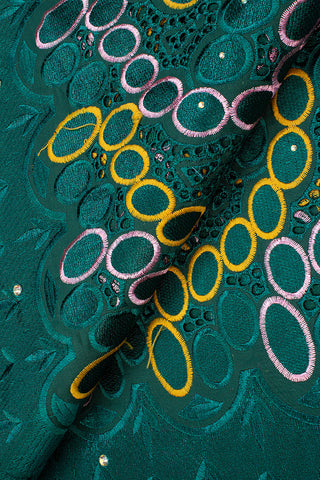 IRE591-BGN - Voile Lace - Bottle Green