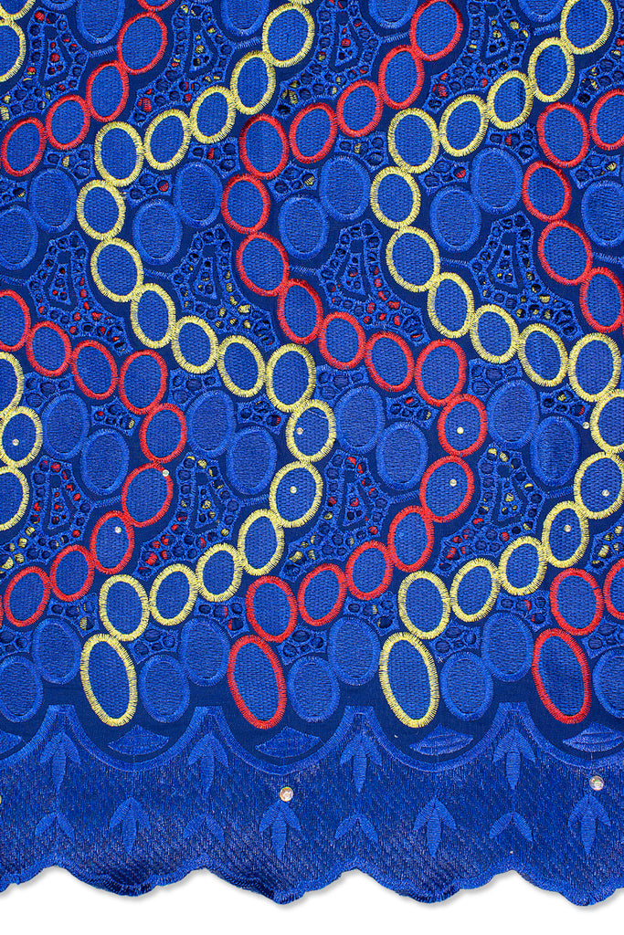 IRE591-RBL - Voile Lace - Royal Blue